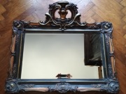 Duże lustro neobarok 3 ćw. XIX w