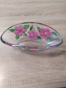 Naczynie szklane ręcznie malowane