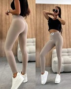 Beżowe leginsy s/m L/xl 