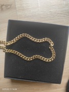 Łańcuszek złoty męski pancerka 