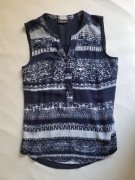 Letnia bluzeczka bez rękawów TCHIBO rozm. 36/38