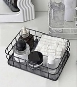 Organizer na kosmetyki czarny metalowy koszyczek nowy