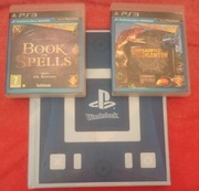 Wonderbook PS3 + Wędrówki z dinozaurami PS3 PL move + Księga czarów PS3 PL