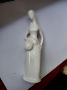 Figurka GRZYBIARKA Ćmielów Wałbrzych Krzysztof design PRL 
