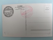 Niemcy Zeppelin karta pocztowa 1938 r Propaganda