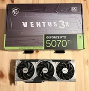 MSI nVidia GeForce RTX 5070 Ti Ventus 3X 16GB OC Nowa!