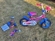 Rower dziecięcy INDIANA Roxy Kid 12 cali dla dziewczynki Różowy