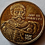 2 zł Moneta koneta kolekcjonerska JAN III  SOBIESKI