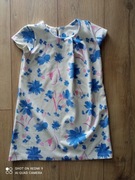 St.Bernard sukienka kwiaty 110-116 4-6