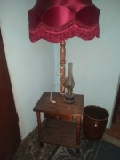 Stara lampa z abażurem