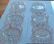 6x Talerzyk kryształowy PRL 13,5cm