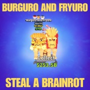 Burguro and Fryuro | Steal a brainrot | ROBLOX | Secret 