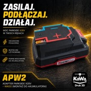 Adapter Parkside X20V - WAGO APW2