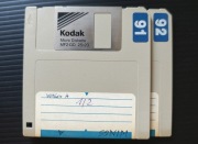 Dyskietki do Amigi (być może kopia gry Wings)