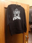 Czarna bluza z kapturem (hodie)