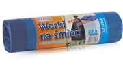 Worki na śmieci 60l z taśmą LDPE