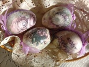 Jajka wielkanocne decoupage 