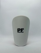 Ochraniacze piłkarskie małe 10x6 cm białe