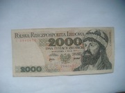 POLSKA BANKNOT PRL 2000 zł 1977 r. seria C