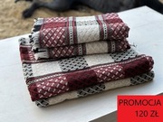 NARZUTA + 2 narzuty na fotele Bordo