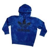 Adidas niebieskie ciężkie luźne hoodie L-XXL