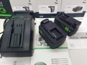 Zestaw akumulatory 2szt  FESTOOL 18v 5,2Ah ASI Bluetooth ladowarka 