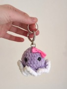 Breloczek szydełkowy ośmiornica 