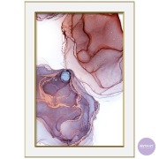 Obraz s."Zakochani" 2 30x40 tusze alk. abstrakcja