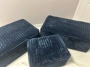 Zestaw 2x Pufa / podnóżek - na zamówienie różne wymiary i kolory