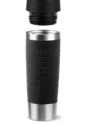 Emsa Classic Kubek termiczny czarny 0,5l stal
