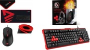 Zestaw Gamingowy 4w1 – Klawiatura + Mysz + Podkładka + Słuchawki