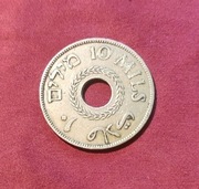 1927 Palestyna Mandat Brytyjski 10 MILS 