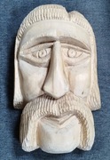 Rzeźba w drewnie - Twarz męska