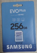 Nieużywana karta pamięci Samsung Evo Plus SD CARD (2021) 256GB 130MB/s