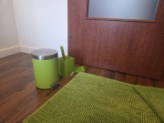 Zielony zestaw łazienkowy 