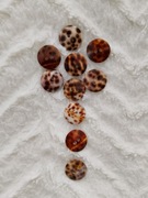 Panterka guziki komplet 10 szt - 20 mm