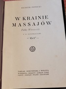 W krainie Masajów Henryk Potocki 1928 Kraków 