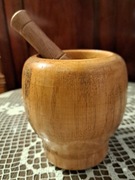 Birmańska stupa/moździerz do ucierania przypraw