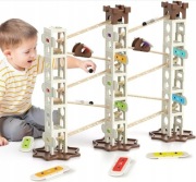Music Marble Run 106-Częściowy Zestaw Elementów Tor Marble Run Z 5 Utworami