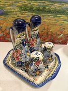 Zestaw do przypraw ceramika bolesławiecka