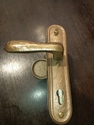 Klamka mosiężna z gałką 