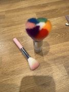 Pędzelki kosmetyczne, do manicure tytanowy, makijaż