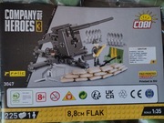 Cobi 3047 Flak 88 bez worków z piaskiem i figurki 