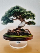 Drzewko Szczęścia Bonsai Obrotowa figurka Statuetka Zen Styl Japoński