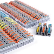 Zestaw szybkozłączek elektrycznych 34 szt. – typu WAGO (dźwigniowe)