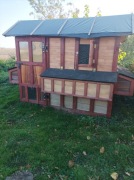 Kurnik drewniany, nowy. Miejsce dla 30 kur + grzędy.