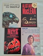 4 x sensacja ALISTAIR MACLEAN Złota dziewczyna FELIKS NETZ COLIN FORBES 