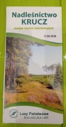 Nadleśnictwo Krucz mapa 