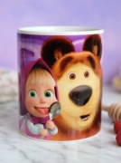 Masha I Niedźwiedź prezent Masha and bear prezent dla dziecka kubek Ceramic