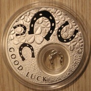 "Podkówka" z serii "Monety na Szczęście" 1 $ DOLAR 2010 NIUE + CERTYFIKAT 